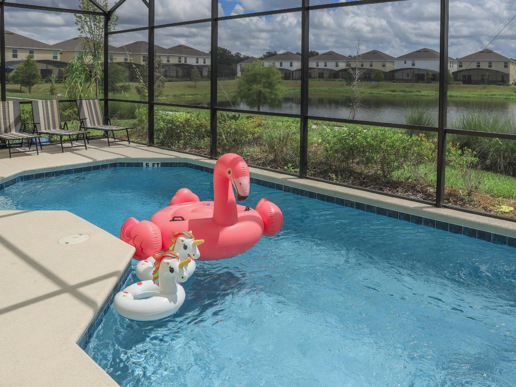 Waterfront Brand New Modern Luxury 8 Bedroom Pool House! Sleeps 16 Kissimmee Extérieur photo